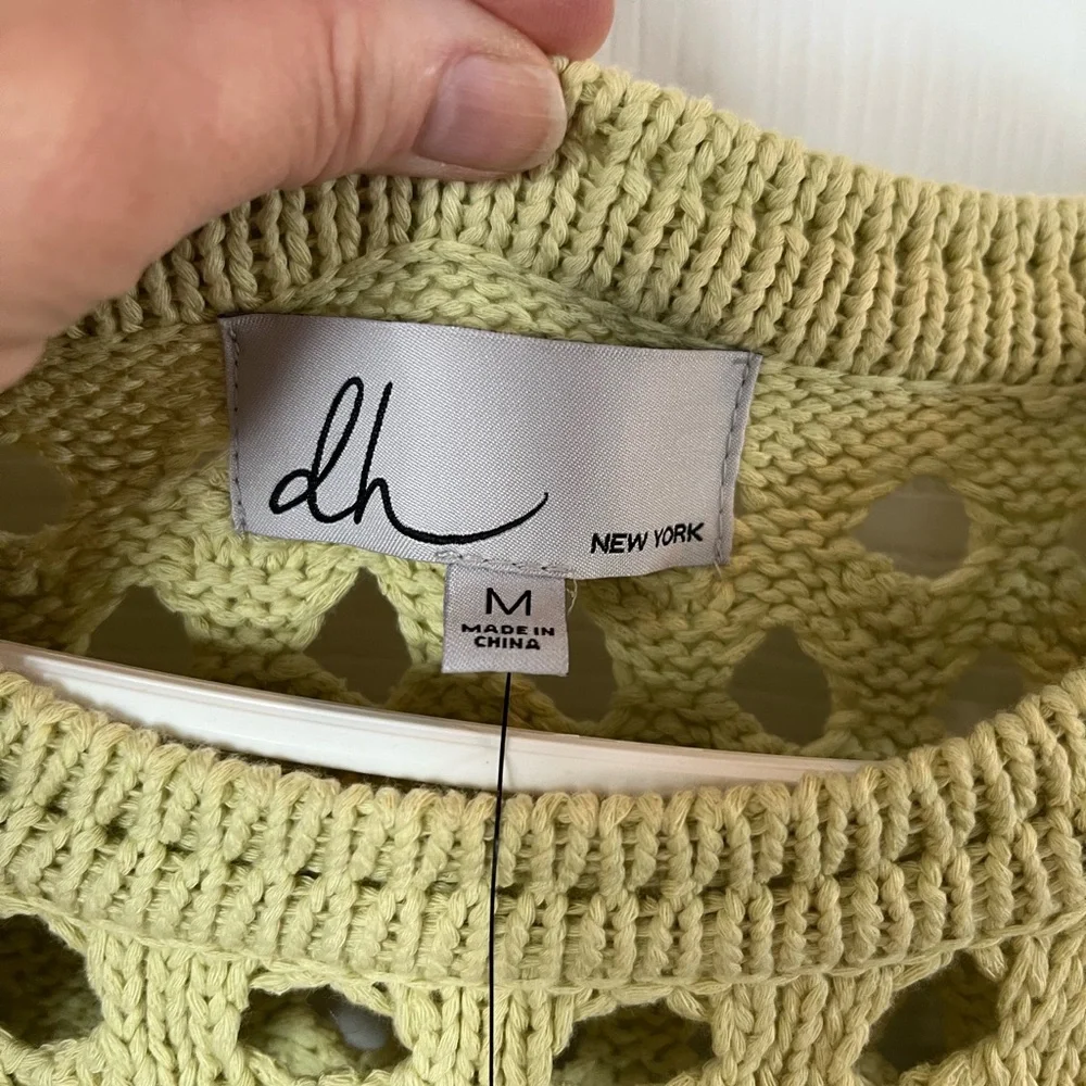 Women’s Light Green Knit Dress - Picture 4 of 7